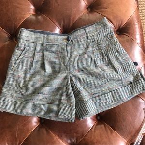 Anthropologie plaid winter shorts!